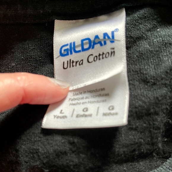 Y/L Gildan Y2K HMV Long Sleeved T-Shirt - Picture 3 of 3